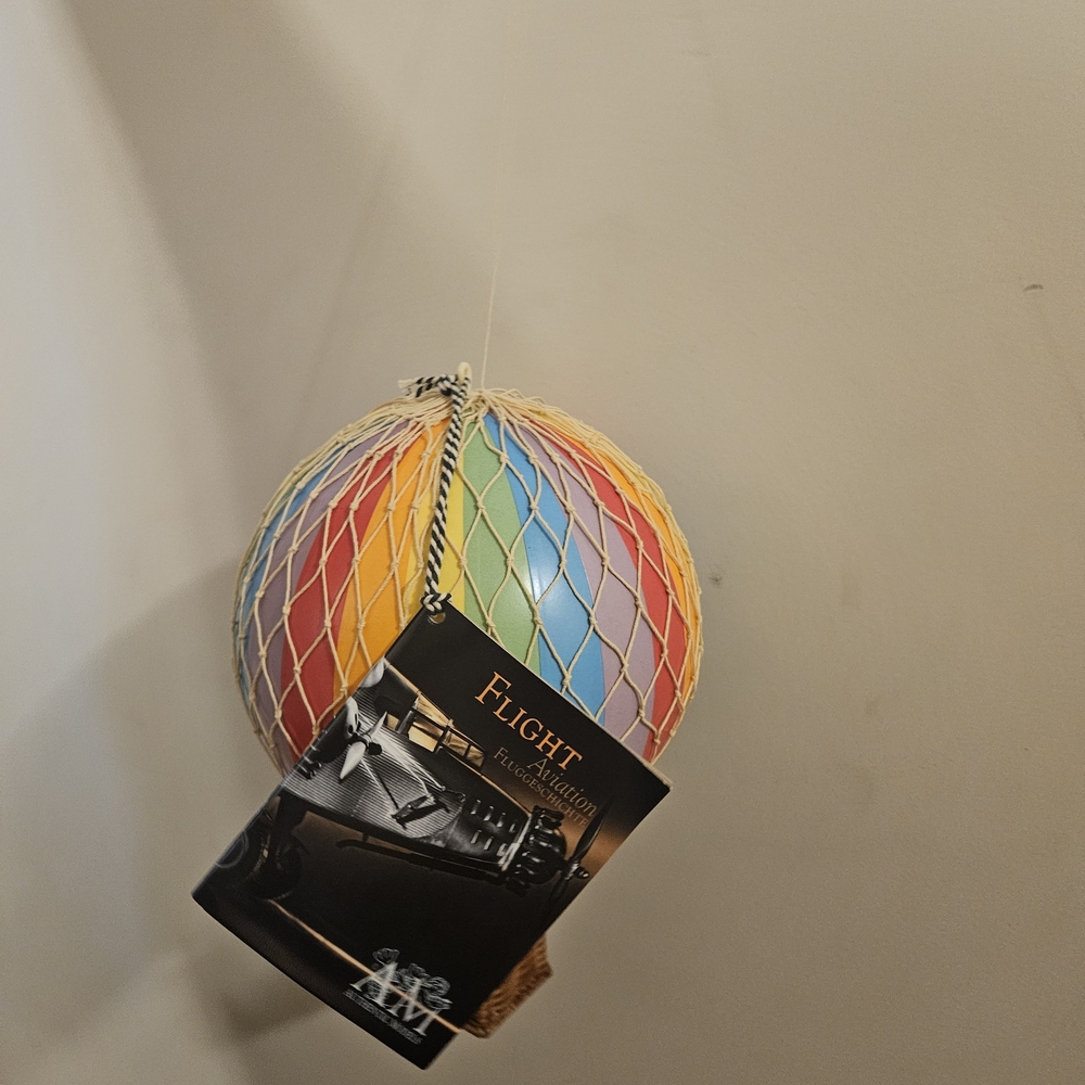 Colorful Hot Air Balloon Hanging Decor - Picture 3 of 5